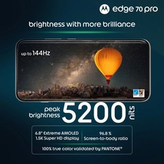 MOTOROLA Moto Edge 70 Pro 5G-Factory Unlocked Dual SIM NFC-8GB 256GB-Blue