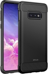 1. For Samsung Galaxy S10e Slim Fit Case, Shock-Absorption Carbon Fiber Design