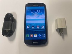 Samsung Galaxy S3 (Unlocked) Blue Good Condition