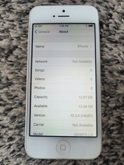 Apple iPhone 5 16GB Silver/White 8MP GSM iOS A1429 MD657LL/A