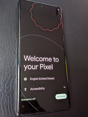 Google Pixel 6 Pro 128GB Stormy Black Unlocked with Bellroy Leather case black