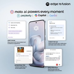 MOTOROLA Edge 70 Fusion (COUNTRY AIR, 8+128GB) Snapdragon® 7s Gen 4 SmartPhone
