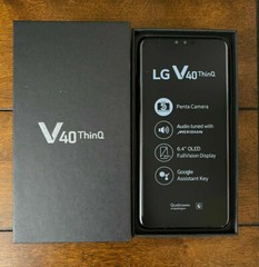 Unlocked Original LG V40 ThinQ WIFI 6.4″ WIFI 12MP 6GB RAM Mobile Phone 1/2-SIM