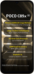 Poco C85x 5G Unlocked 128 GB 4 GB RAM Fast Shipping