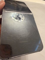 Samsung Galaxy Z Flip5 – 256 GB – Gray (T-Mobile) for parts -crack back –