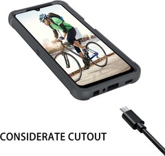 Samsung Galaxy A32 5G Case 6.5″ Belt Clip Holster Shockproof Protective Black