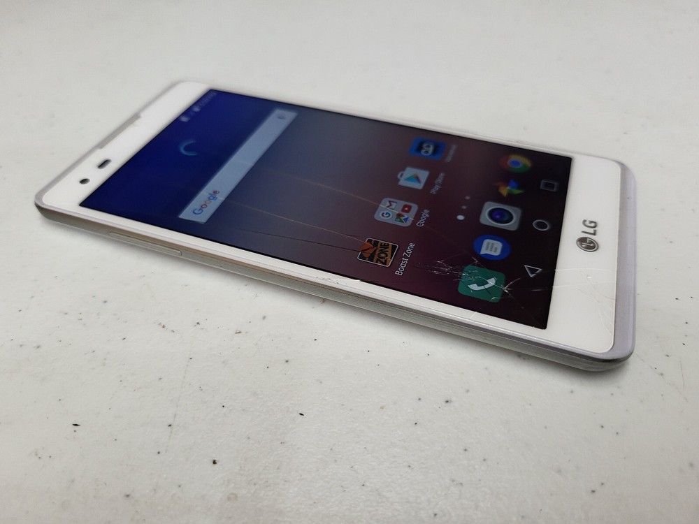 LG Tribute HD LS676 – 16GB – White (Boost Mobile) Android Smartphone – AS IS