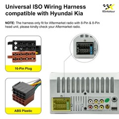 Aftermarket Radio Wiring Harness for Ford 2011-2020, Universal ISO Car Stereo Ad