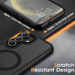 Magnetic for Samsung Galaxy S26 Case Matte Frosted Translucent Shockproof Slim F