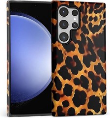 Samsung Galaxy S24 FE Case, Hybrid 2-Layer Silicone Protective Glossy Case for G