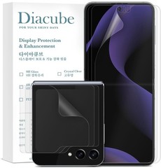 1. For Samsung Galaxy Z Flip 6, 3SET 6PCS EPU TPU Anti-Glare Matte Case