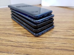 Lot of 5 cracked glass Samsung Galaxy S9 64 GB Unlocked N49