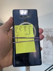 Samsung Galaxy Note 9 SM-N960U (Blue 128GB) Verizon CRACKED GLS Unlocked READ MO