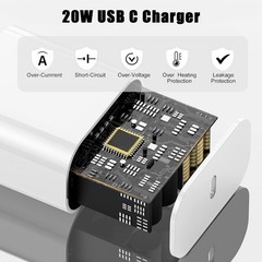20W USB-C Fast Charger Adapter for Samsung Galaxy A17 A16 A15 5G