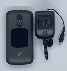 Alcatel MyFlip Prepaid 4GB Black Cell Phone Straight Talk,TrackFone, Excellent