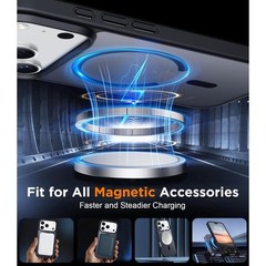 Translucent Matte Case for iPhone 17 Pro Max + 2PCS Tempered Glass Screen Protec