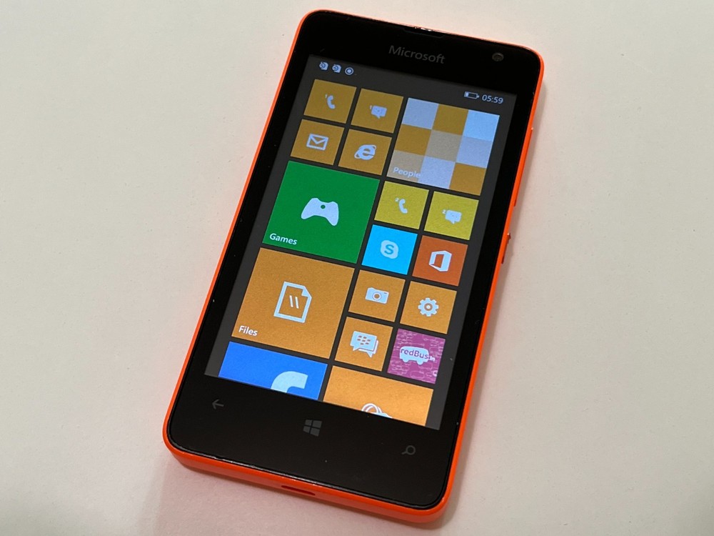 Nokia Lumia 430 Prototype B2 – RM-1099 – Orange – Unlocked NON COMMERCIAL