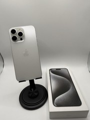 Apple iPhone 15 Pro Max 256GB Silver Factory Unlocked eSIM 48MP Face ID