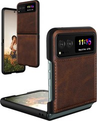 Ultra Thin Slim Durable Phone Case Cover for Motorola Razr 2023 – Brown