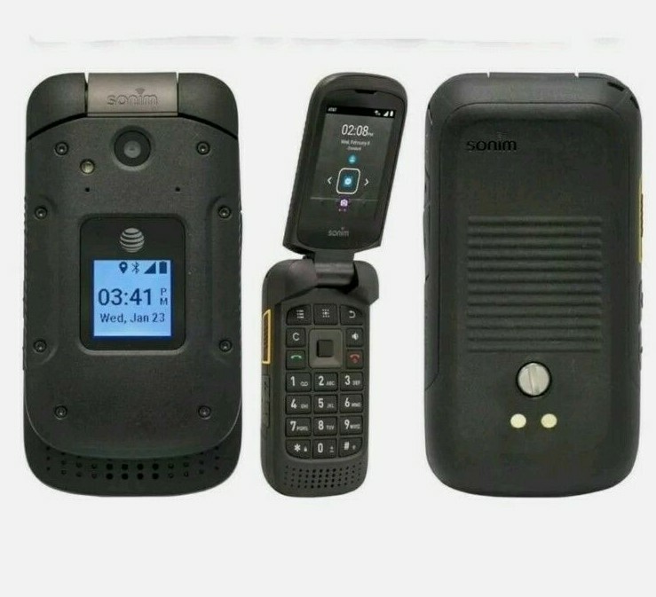 Sonim XP3 XP3800 Black 4G LTE Rugged Camera Flip. FOR PARTS ONLY