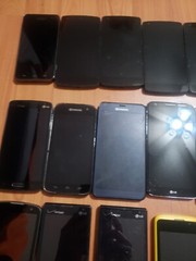 Lot of 40 Hybrid model LG /HTC /BLU and other for parts