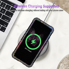 Galaxy S26 Ultra Case, Glow in The Dark Three Layer Heavy Duty Shockproof Protec