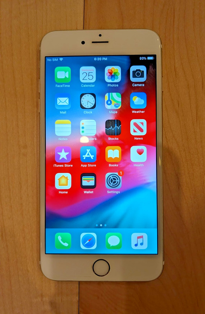 Apple iPhone 6 Plus – 64GB – Gold – UNLOCKED – A1522 – AS-IS FOR PARTS OR REPAIR