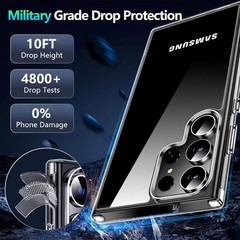 For Samsung Galaxy S24 Ultra Case w/ Anti-Yellowing & Military-Grade Protection