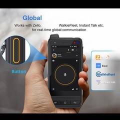 4G LTE 4.0 in Android 15 Rugged Smartphone Outdoors Builder Dual SIM UNIWA F400