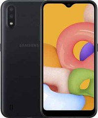Samsung Galaxy A01 SM-A015A AT&T PREPAID CELL PHONE ANDROID 16GB BLACK GOOD