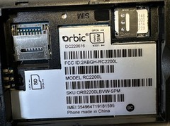Orbic Journey V Flip Phone RC2200L Tracfone w/Charger Manual SIM Card