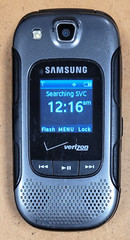Samsung Convoy 3 III SCH-U680 – Metallic Gray ( Verizon ) Cellular Flip Phone
