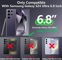 For Samsung Galaxy S24 Ultra Case w/ Military Grade Drop Proof Protective Cover