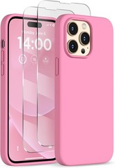 Designed for iPhone 14 Pro Max Case, Liquid Silicone Case with 2X Screen Protect