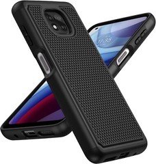 Motorola Moto G Power Case Defender Dual Layer Bumper Rugged Protective Cover