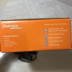 Pantech Impact P7000 AT&T Pink Slider Phone – USED WORKS
