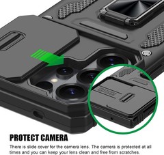 Samsung Galaxy S26 Ultra Case, Shockproof Phone Case & Sliding Camera Cover