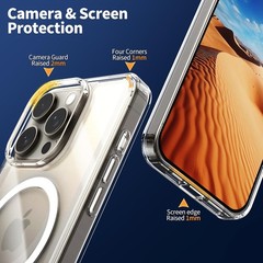 Magnetic for iPhone 14 Pro Max Case, Shockproof Shock Absorption, Slim Fit & Lig
