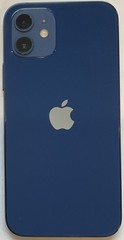 USED BLUE GSM UNLOCKED iPhone 12, 64GB A2172 MGEK3LL/A WITH 93% BATTERY HEALTH.