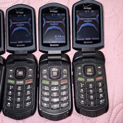 EXCELLENT CONDITION #2 VERIZON KYOCERA DURAXV E4520 RUGGED WATER-RESISTANT