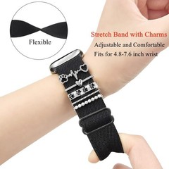 Adjustable Stretch Band for Apple Watch 38 40 41 42 44 45 46 49mm with Dog Paw C