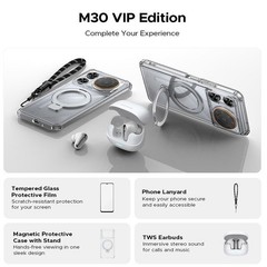 DOOGEE M30 4G LTE Rugged Phone Android 16 Waterproof NFC TWS Earbuds 6.88″ 120Hz