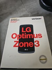 LG OPTIMUS ZONE 3 – 8GB – BLACK (VERIZON) FREE BUNDLE & SHIP