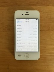 Apple iPhone 4s – 8GB – White (U.S. Cellular) Model A1387 (CDMA + GSM) *w5i*