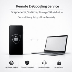 Remote DeGoogling Service – GrapheneOS / iodéOS / LineageOS, Ubuntu Installation