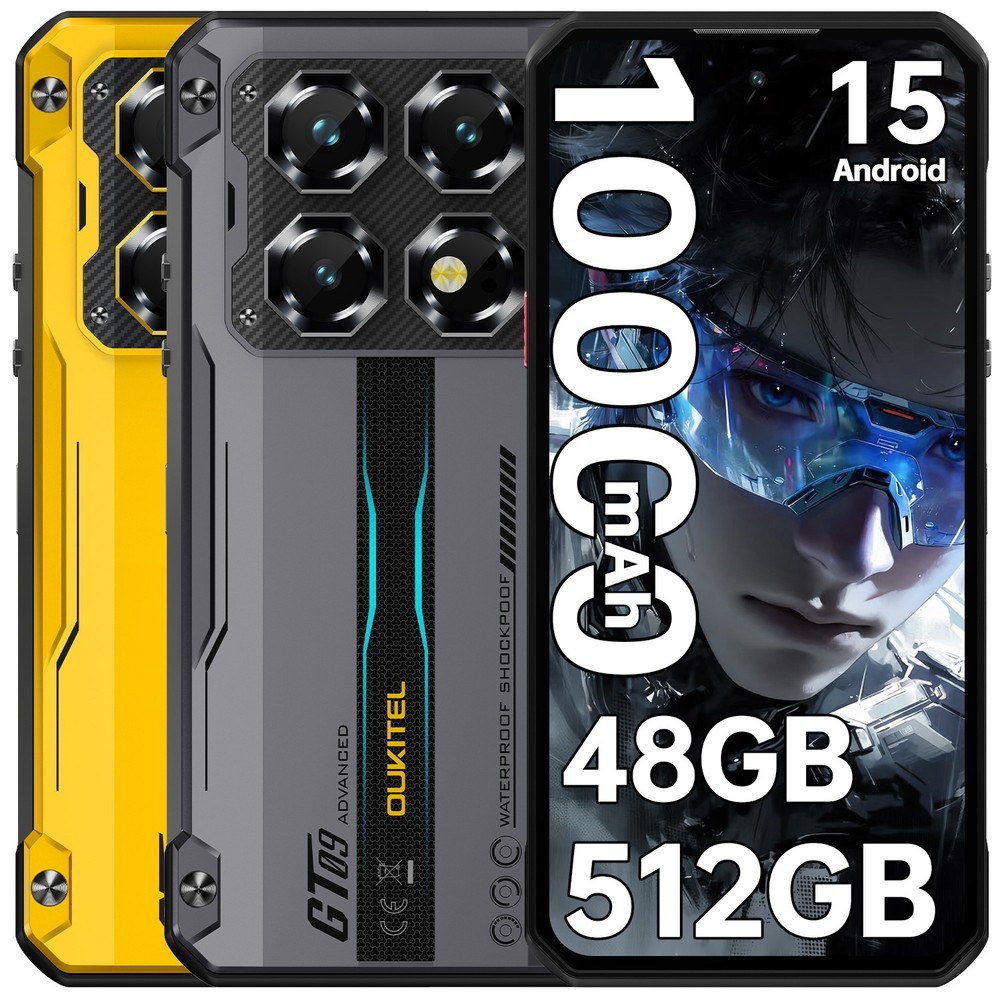 2026 OUKITEL WP60 5G Rugged Phone 48GB+512GB 7.2″ Display 10000mAh NFC T-Mobile