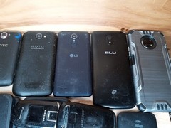 18x Assorted Untested Mobile Phones Job Lot Samsung HTC Nokia LG Parts Repair