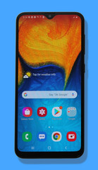 T.MOBILE SAMSUNG GALAXY A20 SM-A205U 32GB SMARTPHONE GRAY HEN