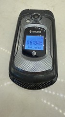Kyocera E4710 Flip Phone Black/Gray Single SIM MicroSD Memory Card Slot