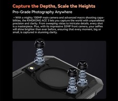 Cubot KingKong ACE 3 Rugged phone 24GB+256GB,100MP NFC 6.58″ Dual Screen